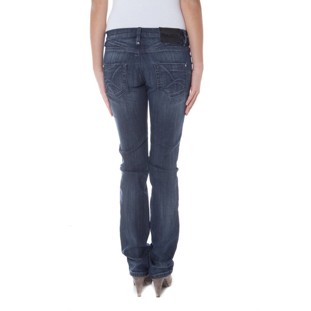 Phard Blue Cotton Jeans & Pant by Phard