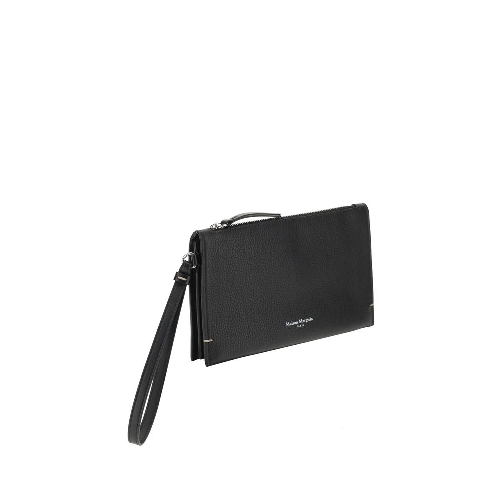 Pochette moyenne en cuir Margiela