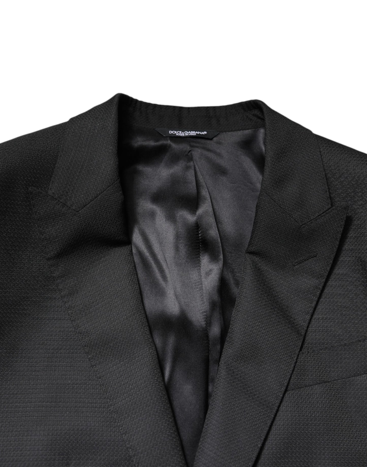 Costume deux pièces formel noir à simple boutonnage Dolce & Gabbana
