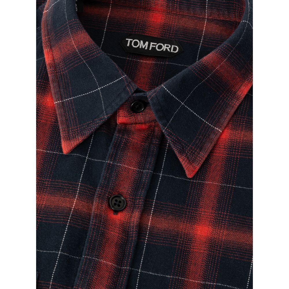 Tom Ford Bicolor Linen Shirt by Tom Ford