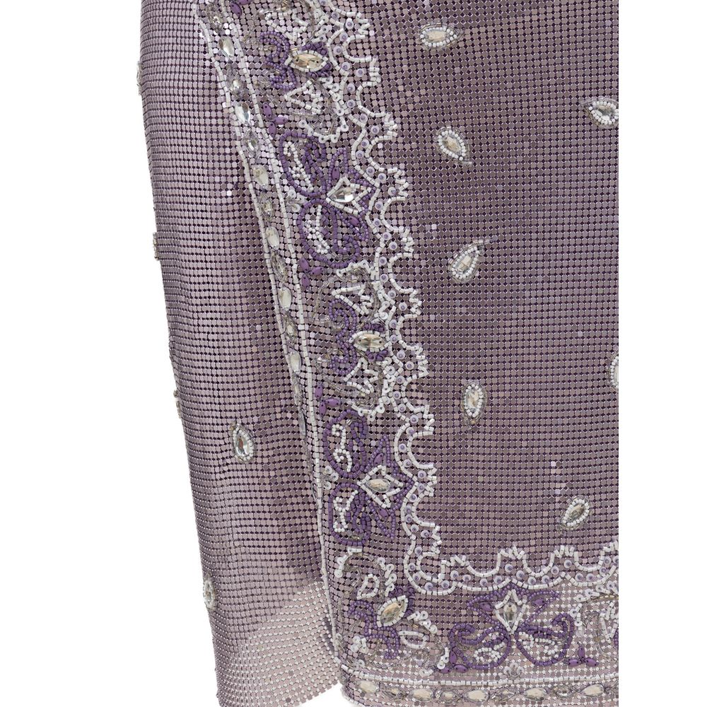 Vêtements rétro violets en métal