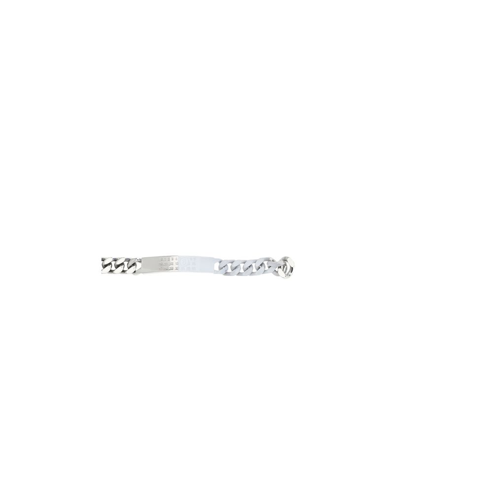 Bracelet d'identification avec logo minimaliste MM6