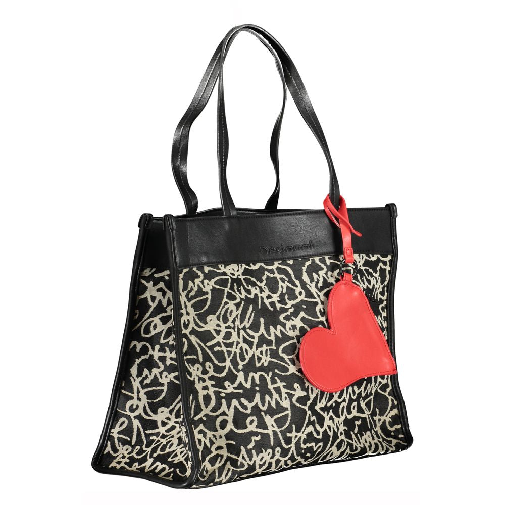 Sac à main Desigual en polyester noir
