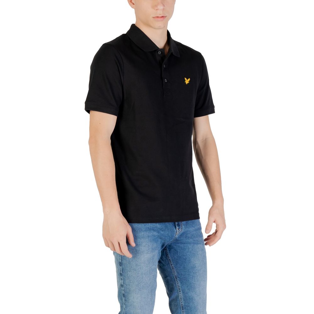 Polo en coton noir Lyle & Scott