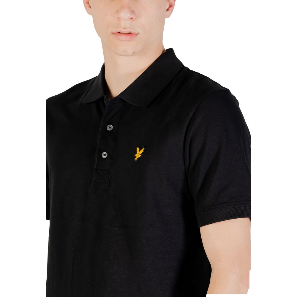 Polo en coton noir Lyle & Scott
