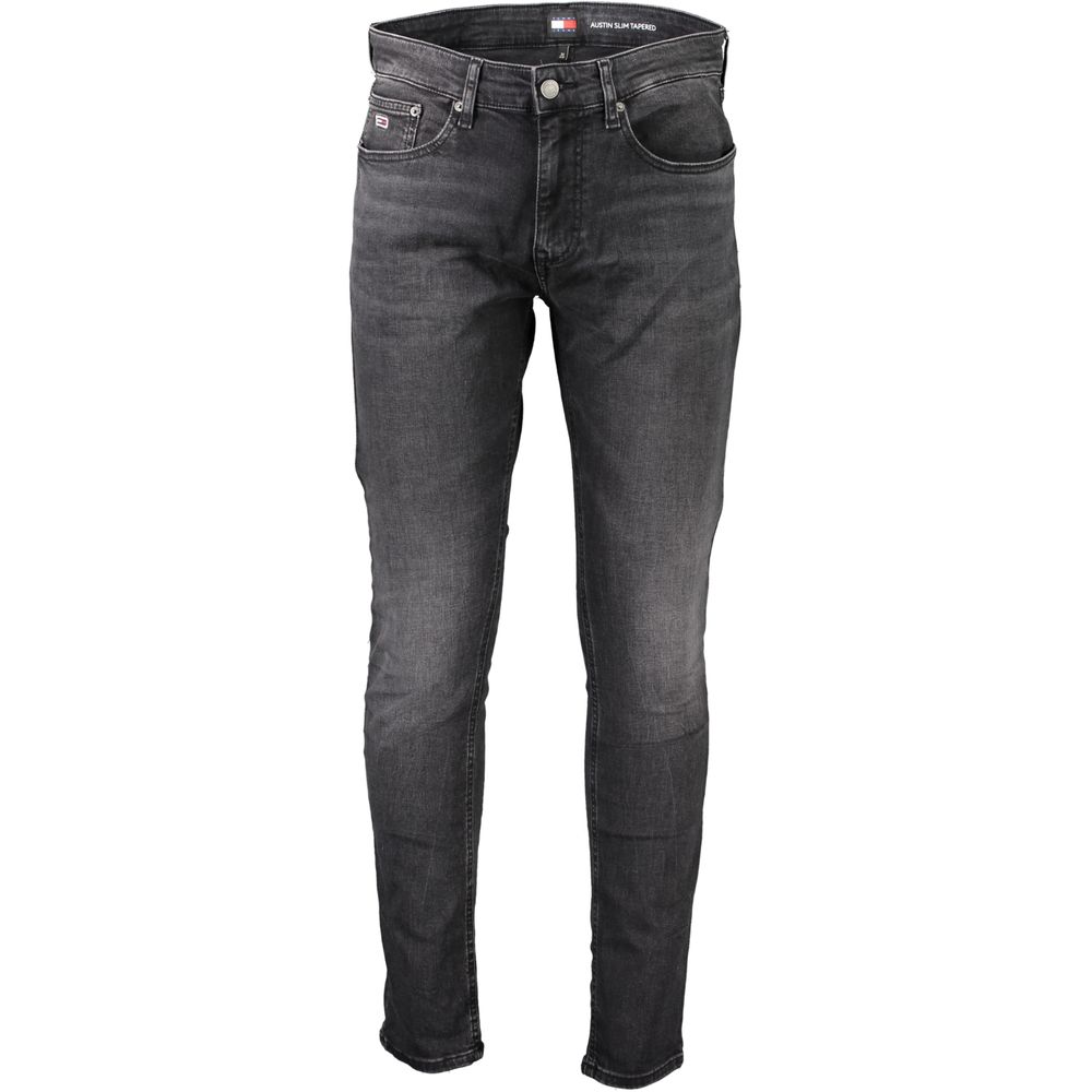 Tommy Hilfiger Black Cotton Jeans & Pant by Tommy Hilfiger
