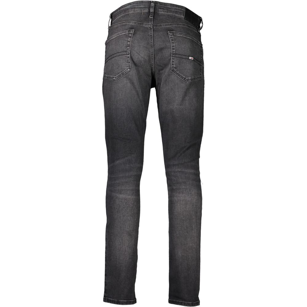 Tommy Hilfiger Black Cotton Jeans & Pant by Tommy Hilfiger