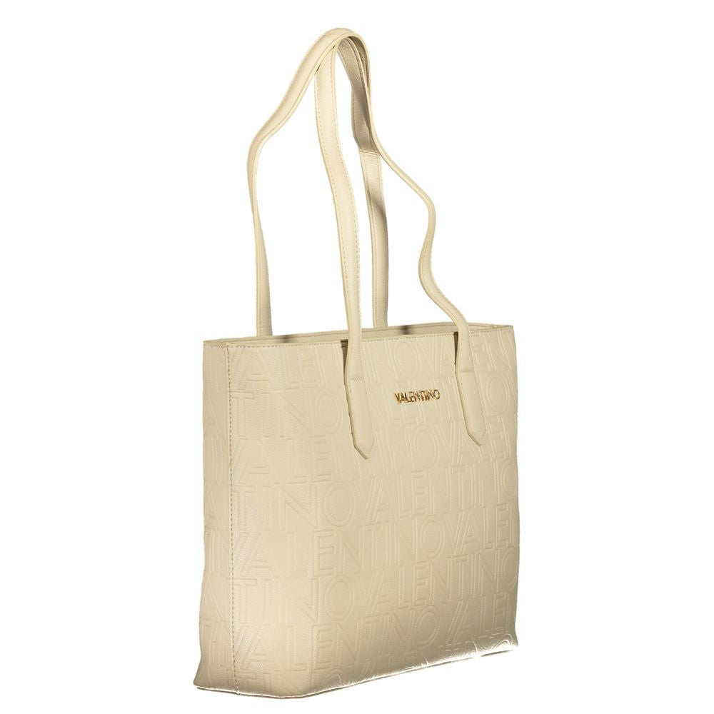Mario Valentino Beige Polyethylene Handbag by Mario Valentino