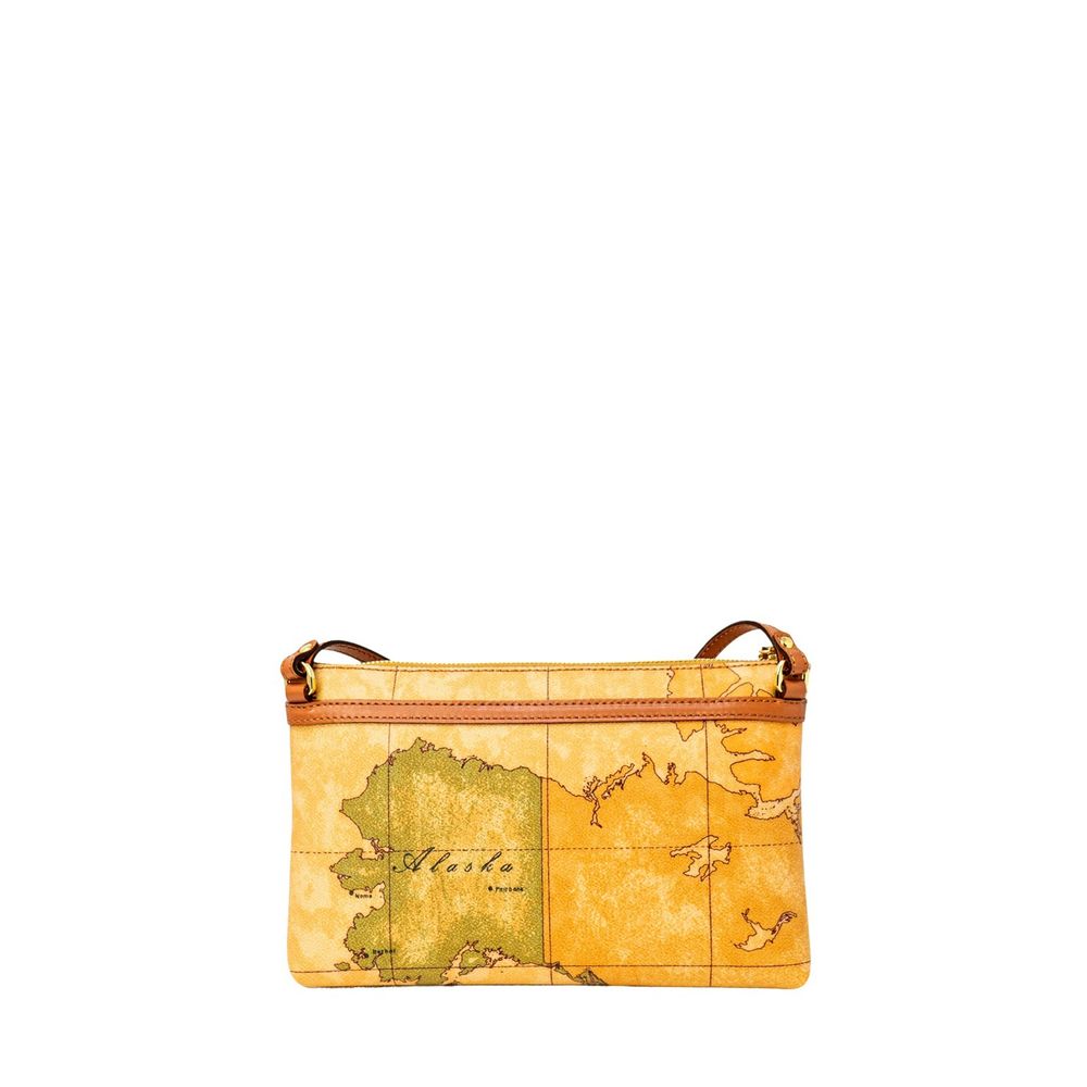 Alviero Martini Prima Classe Sac à main en cuir beige