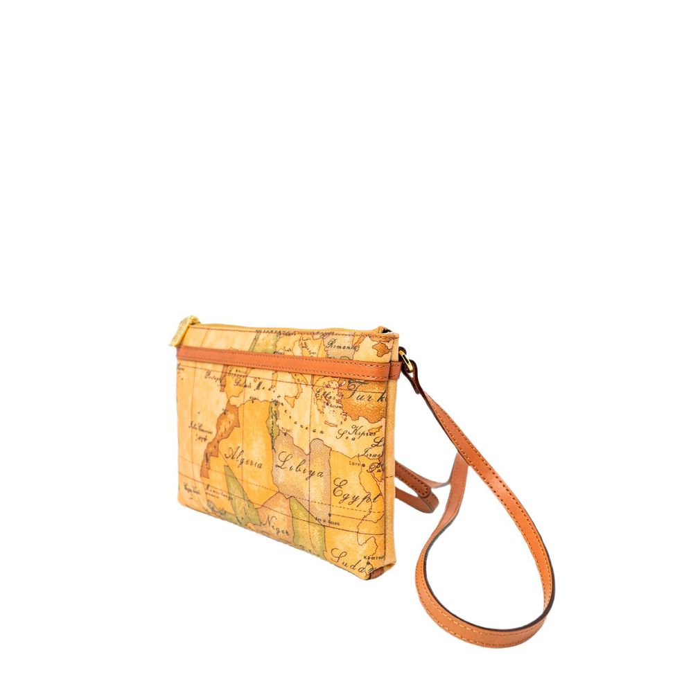 Alviero Martini Prima Classe Sac à main en cuir beige