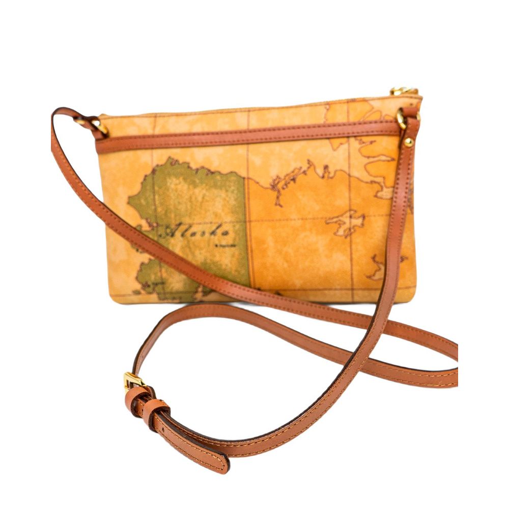 Alviero Martini Prima Classe Sac à main en cuir beige