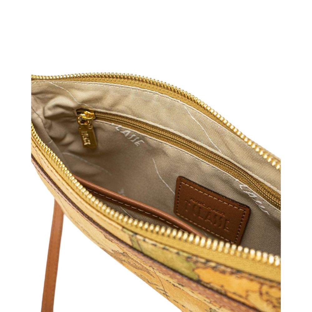 Alviero Martini Prima Classe Sac à main en cuir beige