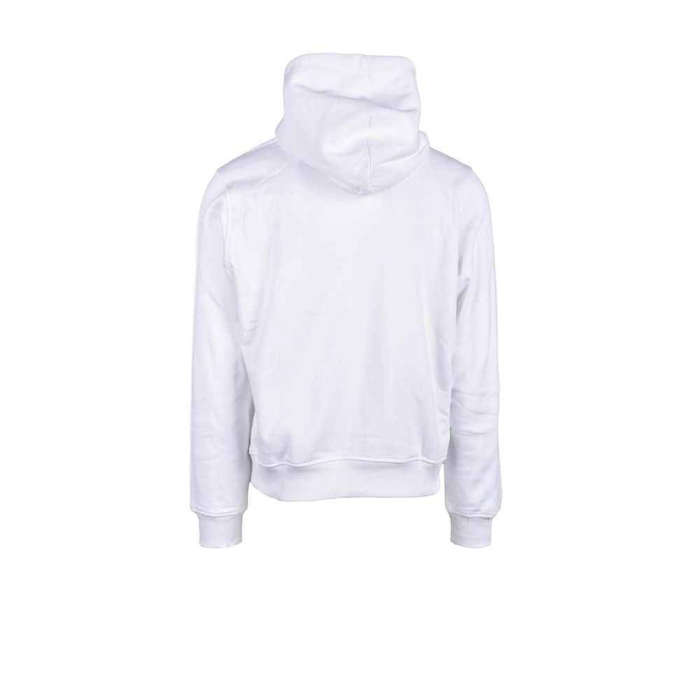 Diesel White Cotton Hoody