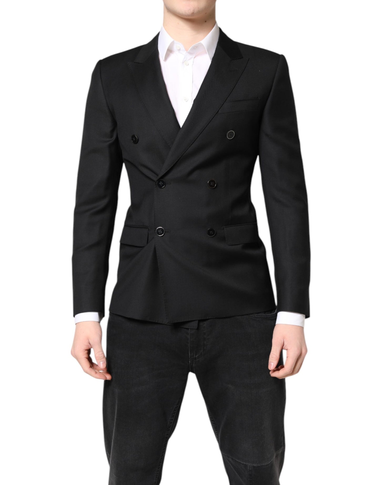 Blazer croisé noir MARTINI Dolce & Gabbana