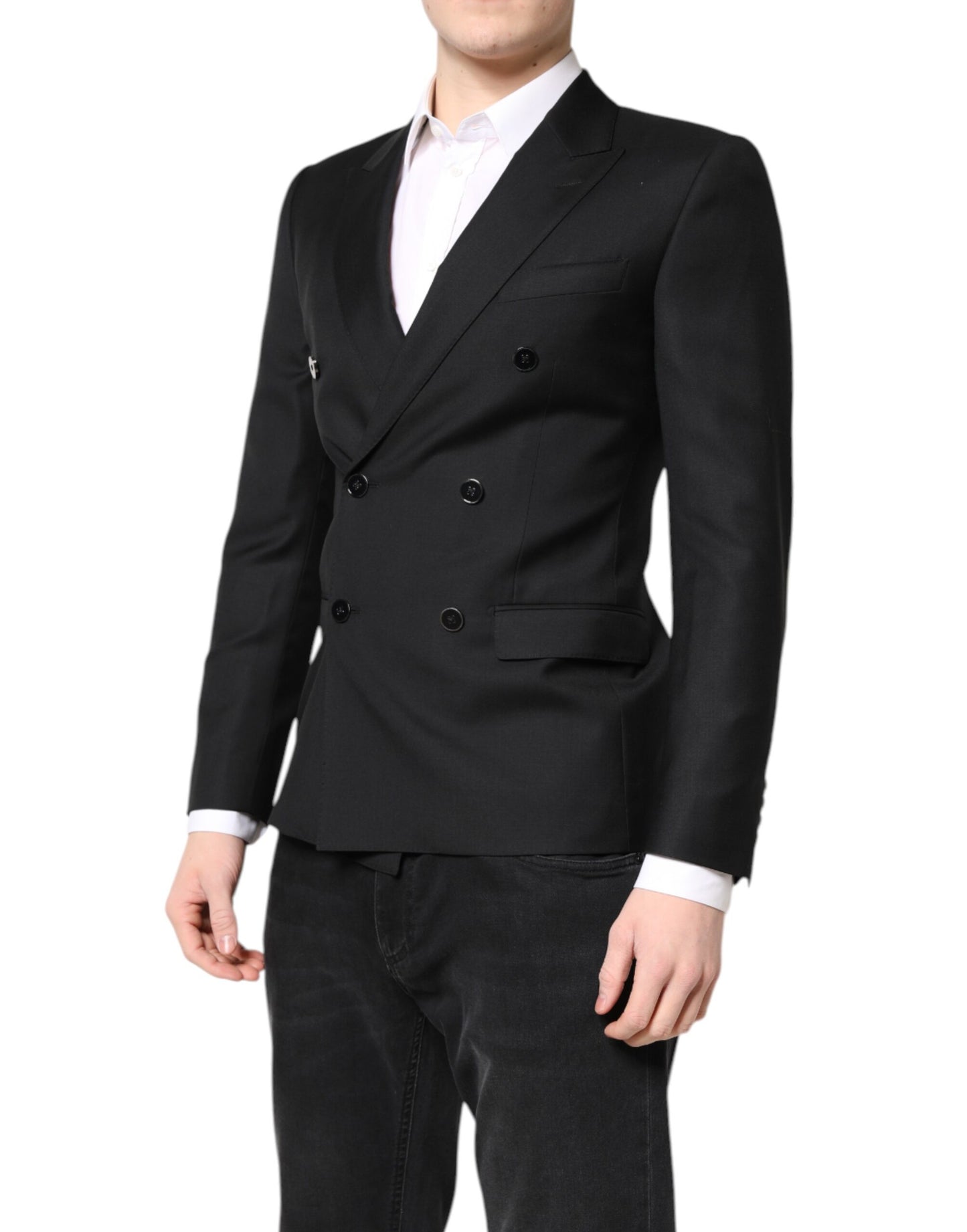 Blazer croisé noir MARTINI Dolce & Gabbana
