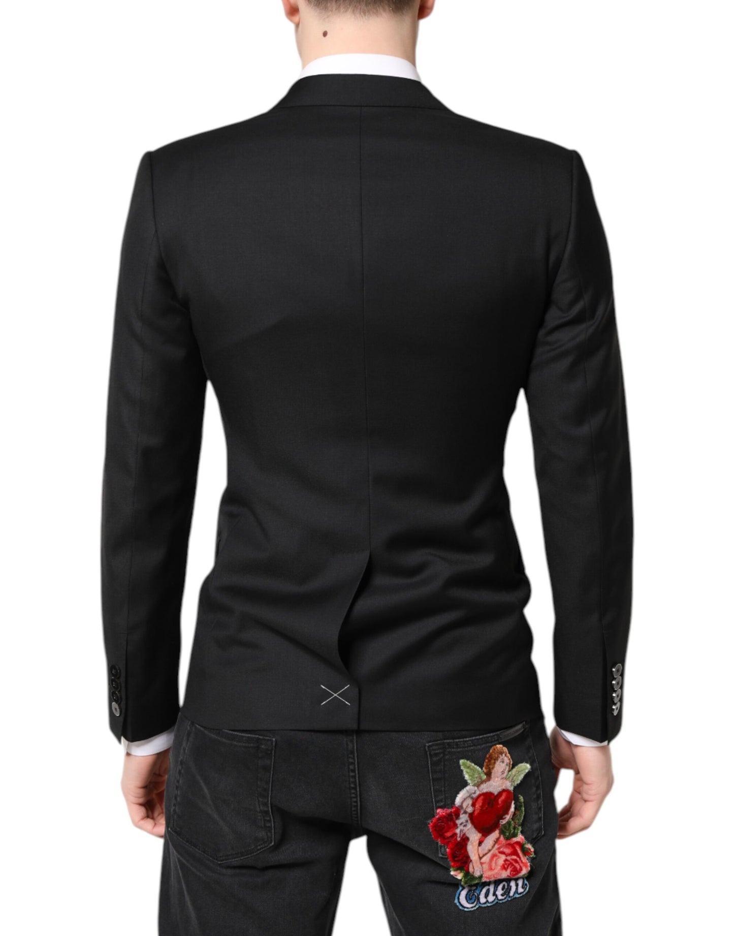 Blazer croisé noir MARTINI Dolce & Gabbana