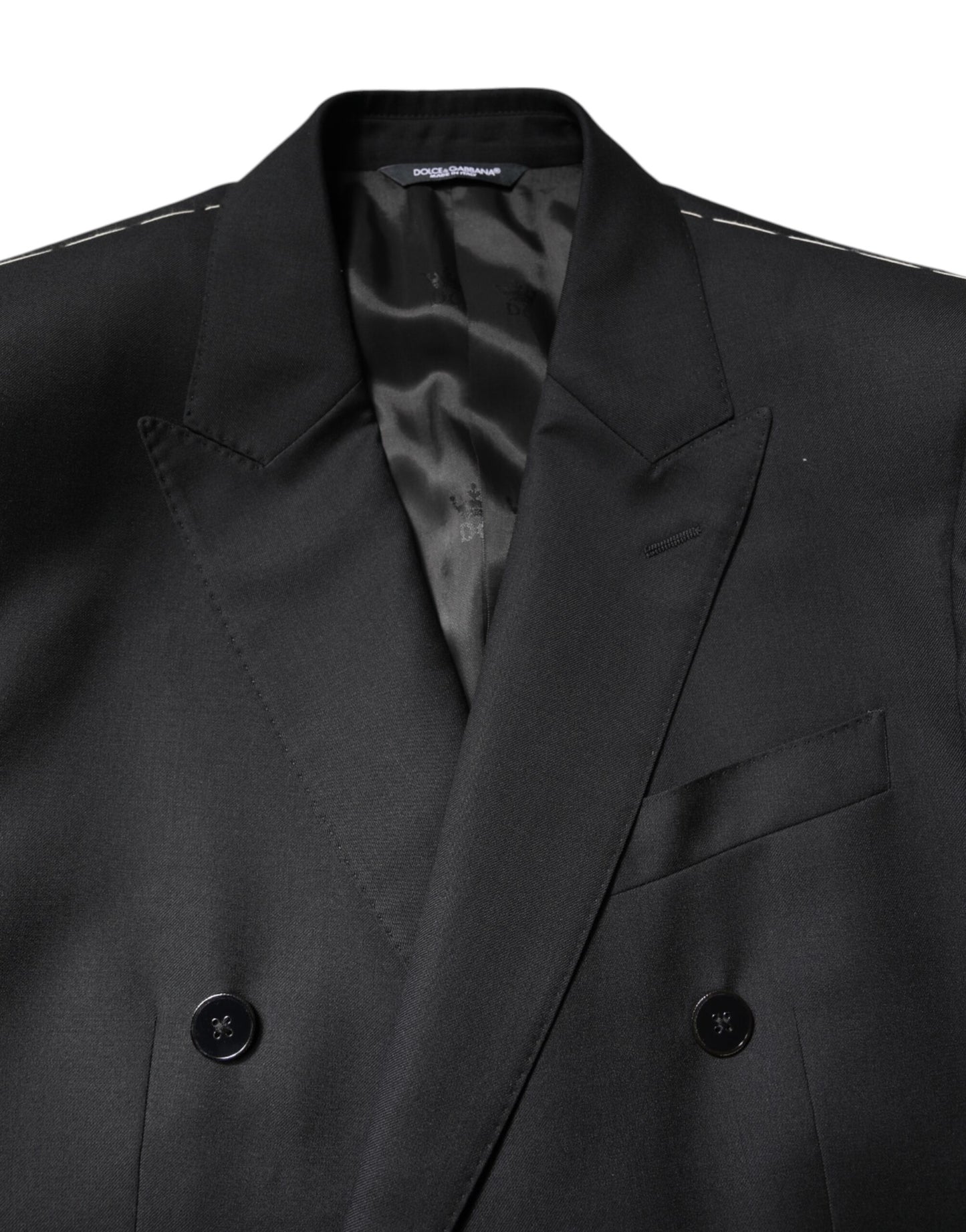 Blazer croisé noir MARTINI Dolce & Gabbana