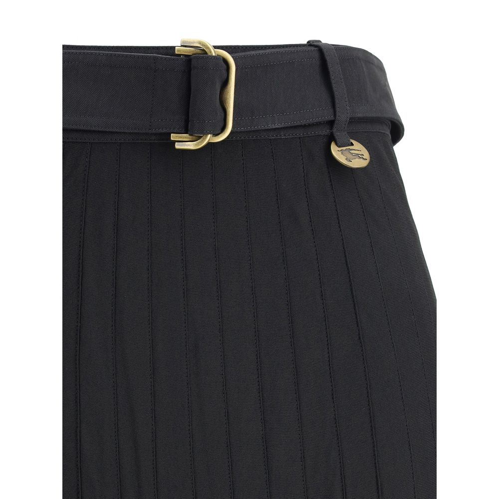 Jupe midi plissée Burberry