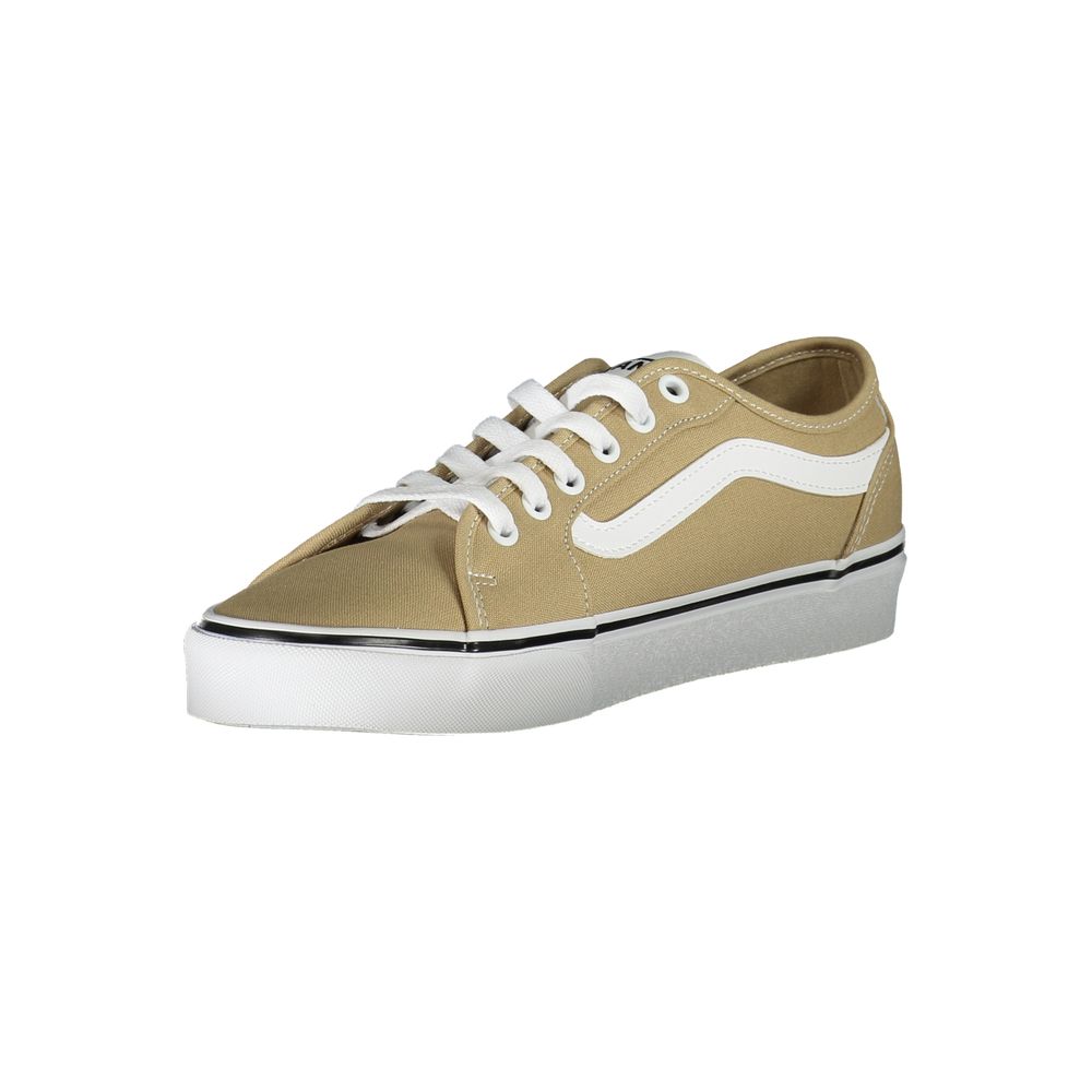 Baskets Vans beiges en polyester