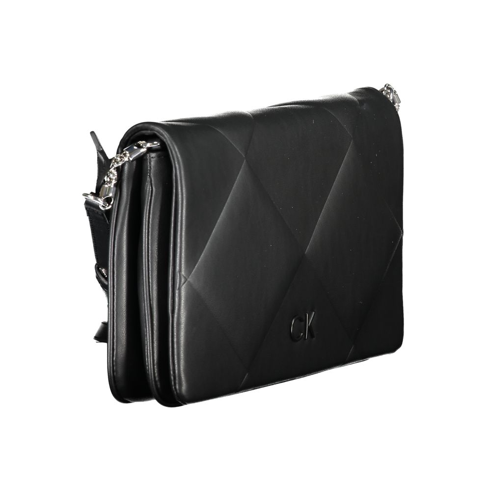 Calvin Klein Black Cotton Handbag by Calvin Klein