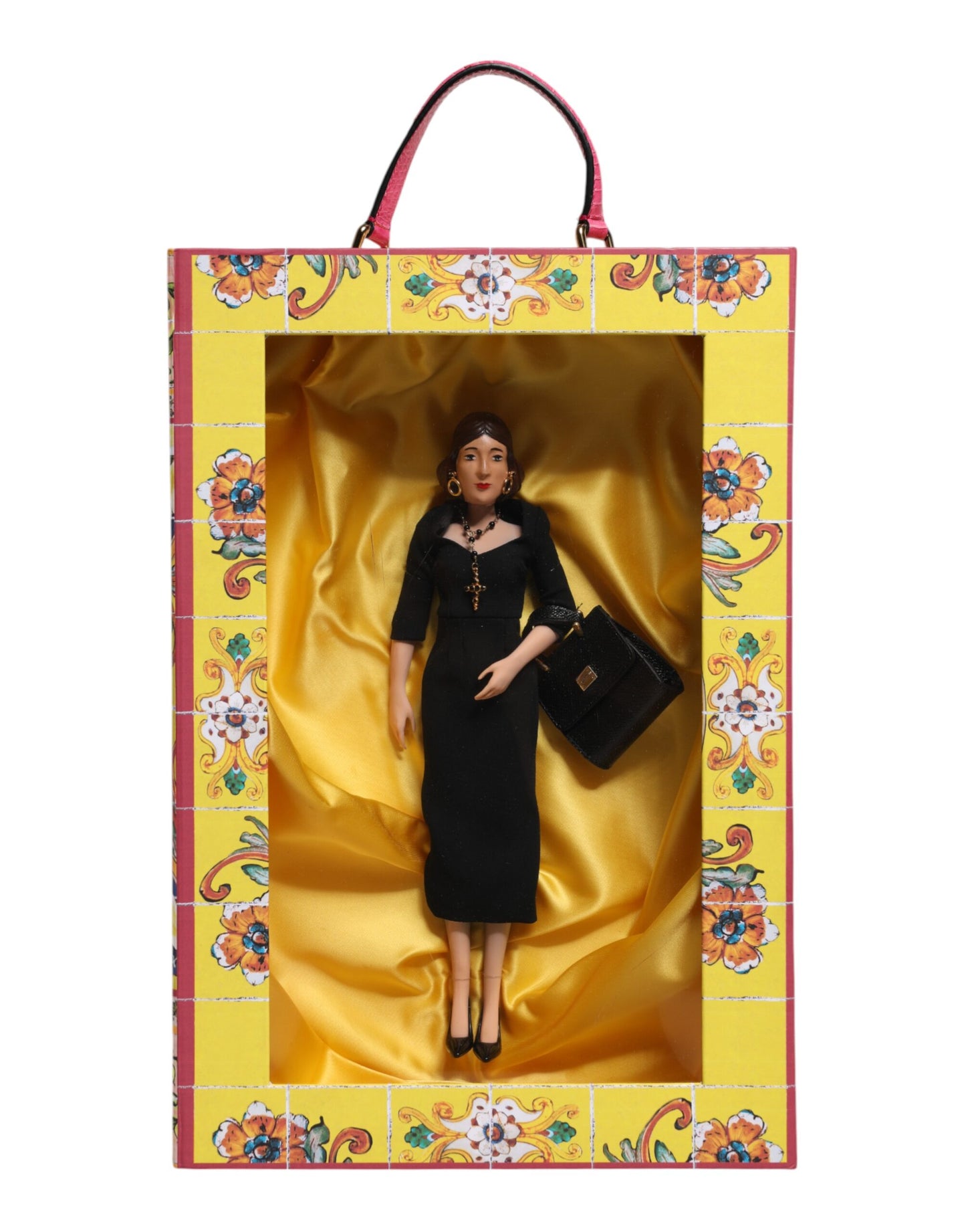 Poupées de mode en porcelaine et céramique Dolce & Gabbana, robe noire
