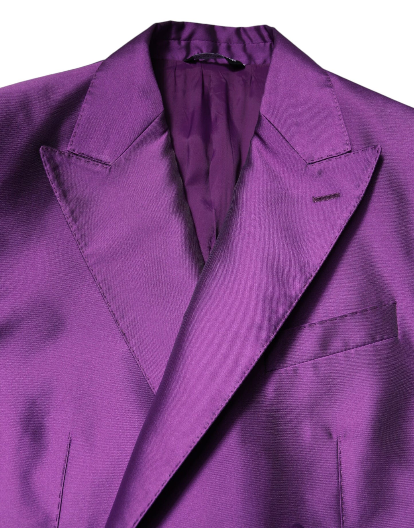 Blazer croisé violet pour homme Dolce & Gabbana