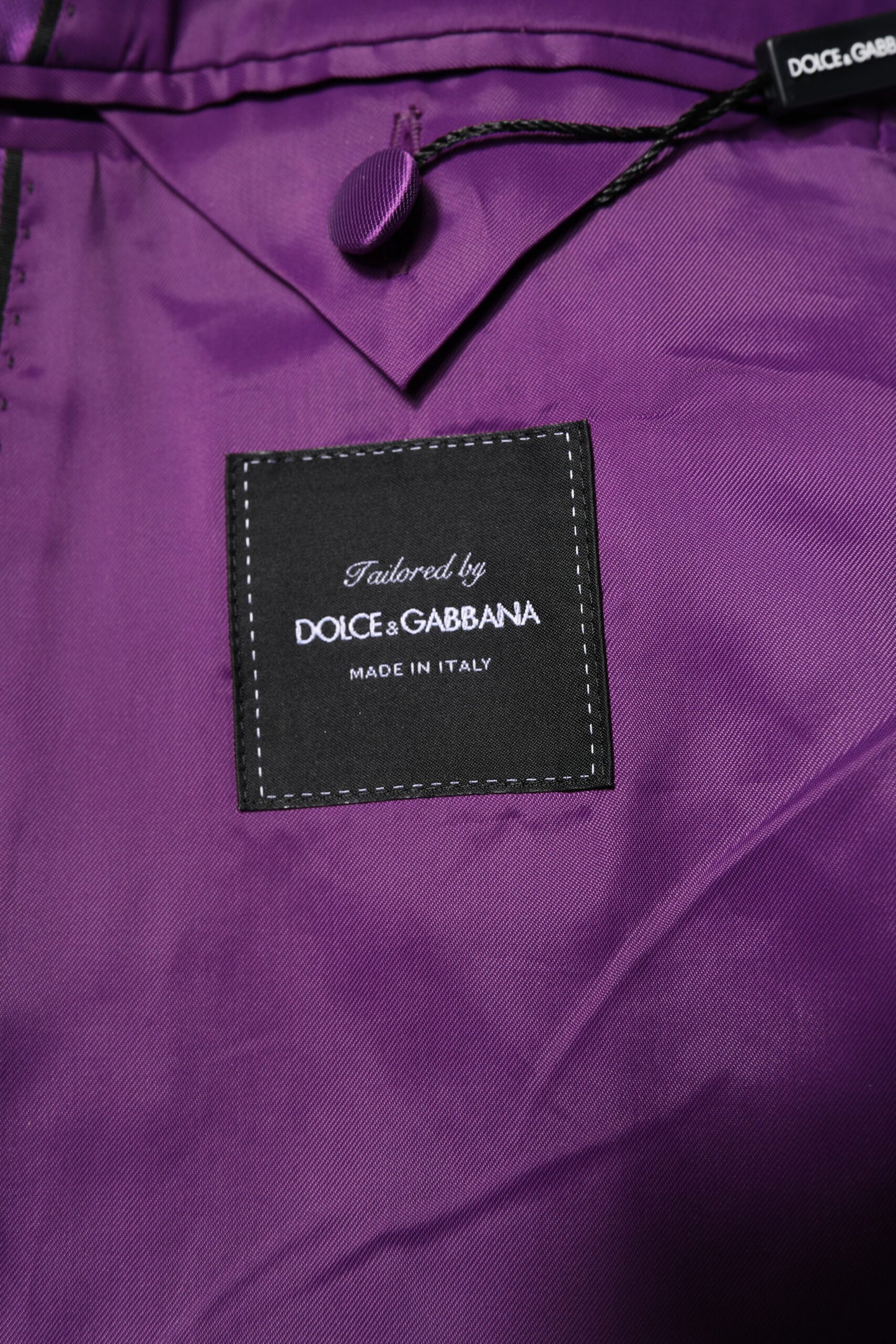 Blazer croisé violet pour homme Dolce & Gabbana