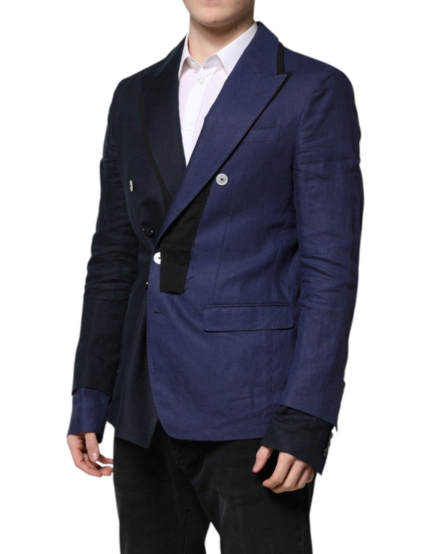 Blazer croisé bleu marine Dolce & Gabbana