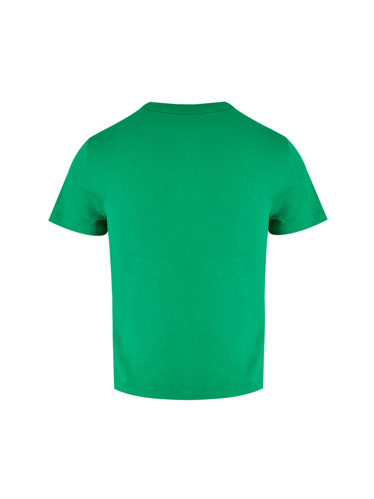 T-shirt en coton vert avec logo Gucci