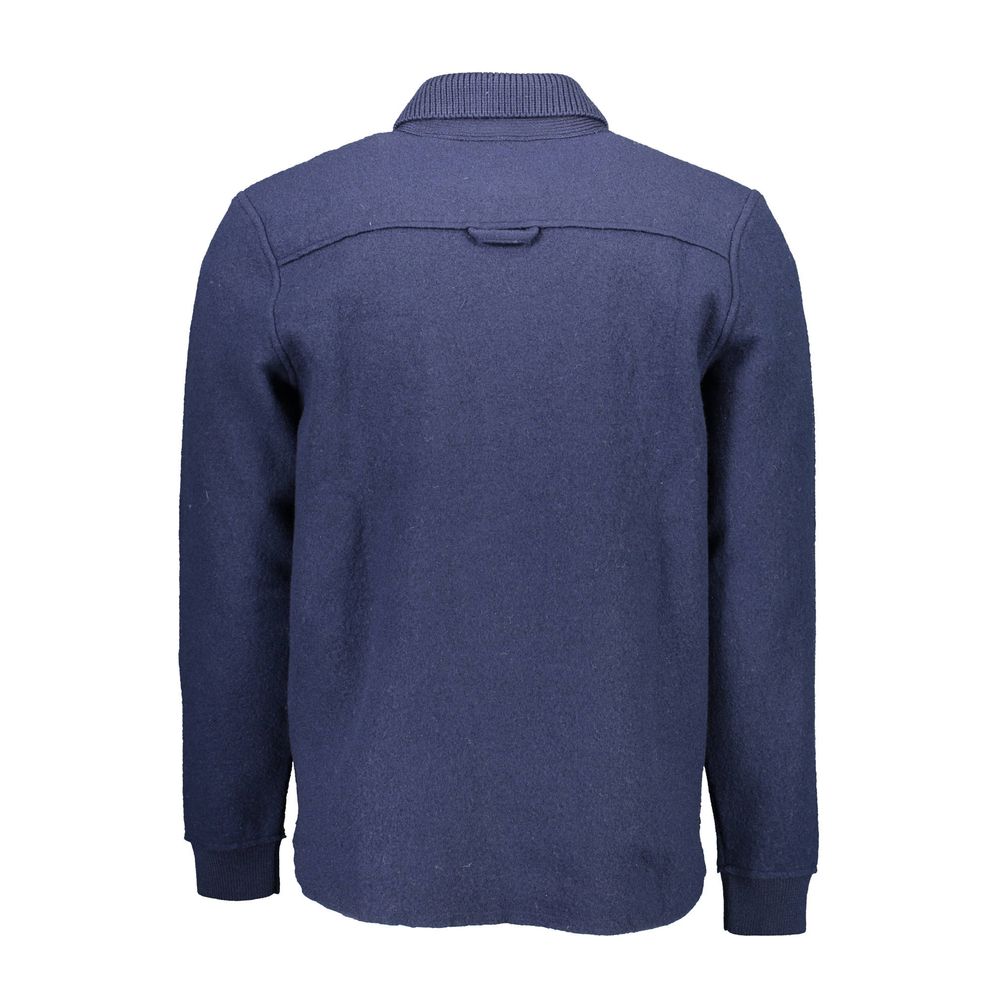 Pull homme en laine bleu Gant