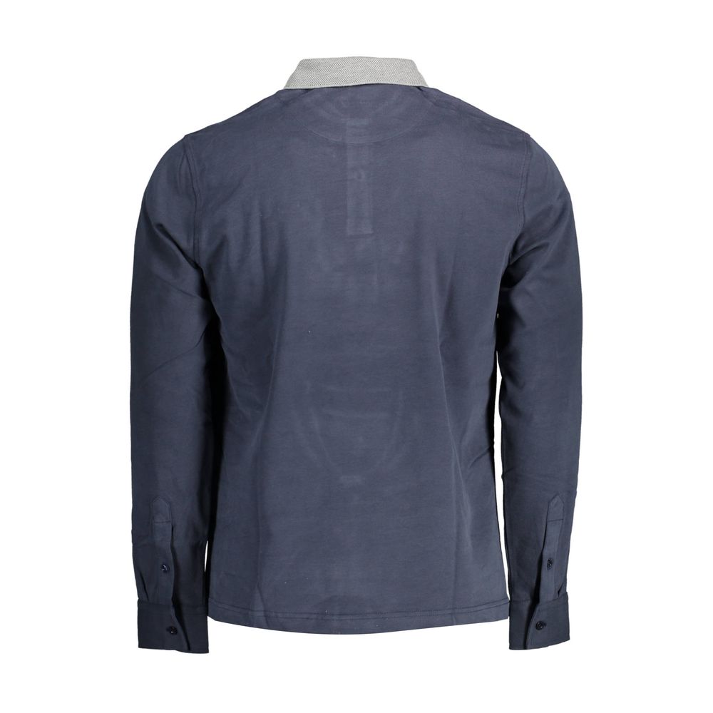 Polo homme en coton bleu Harmont & Blaine