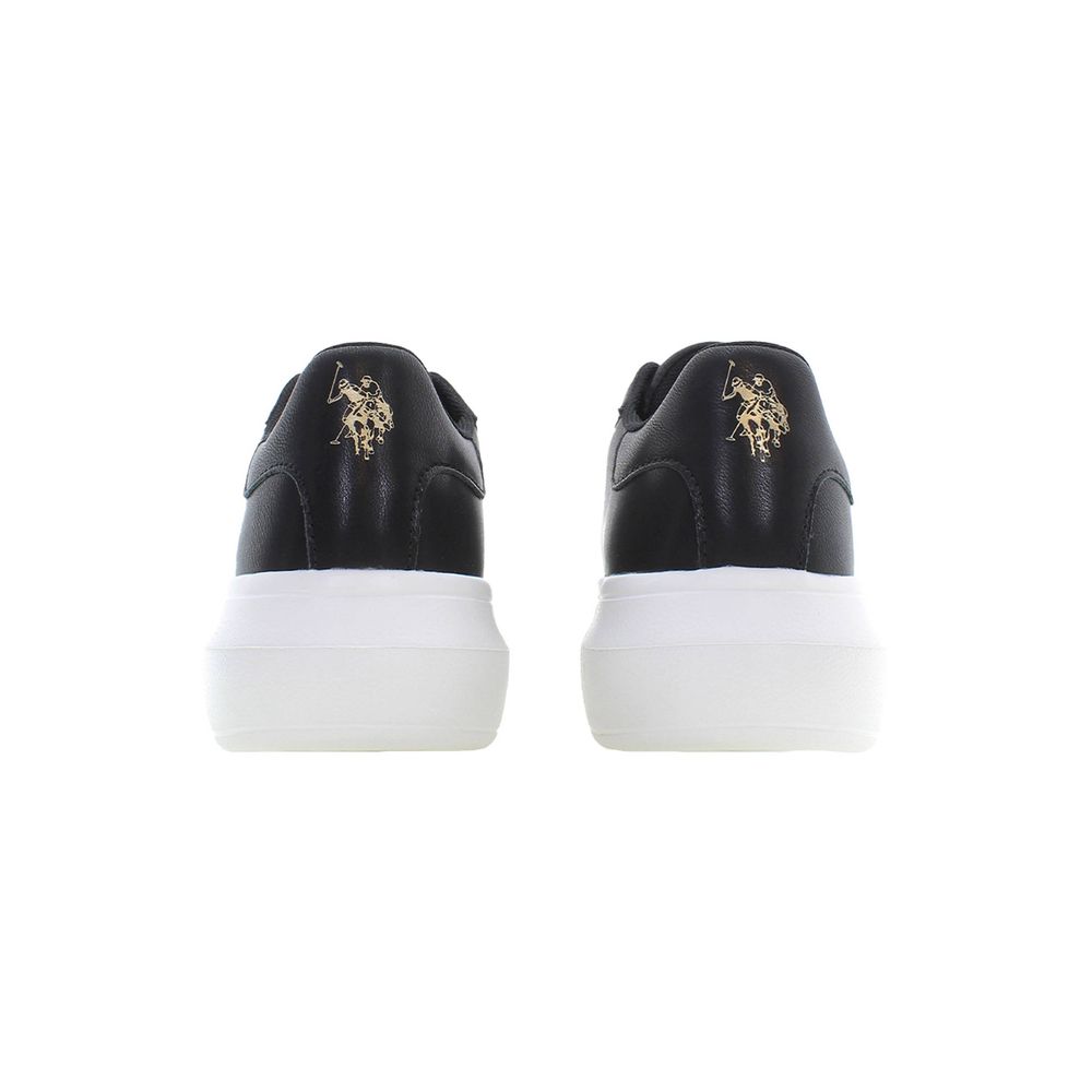 U.S. POLO ASSN. Black Polyester Women Sneaker by U.S. POLO ASSN.