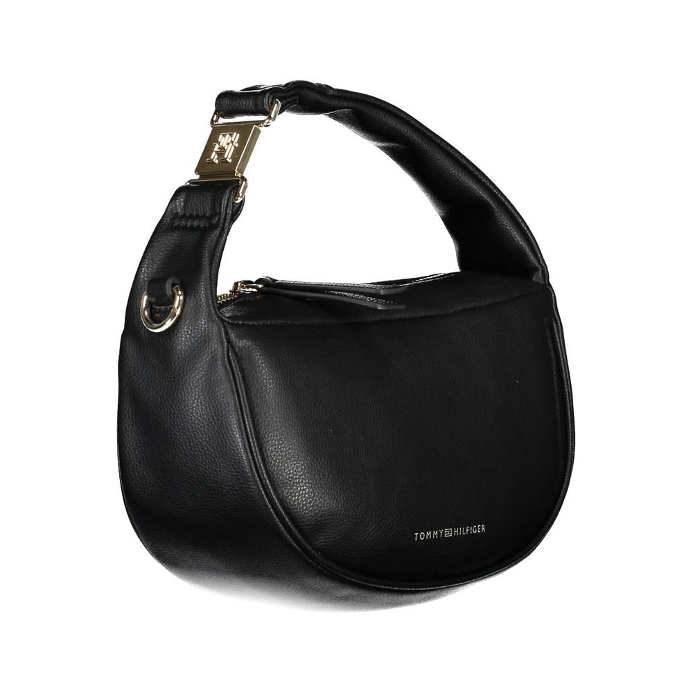 Tommy Hilfiger Black Polyester Handbag by Tommy Hilfiger
