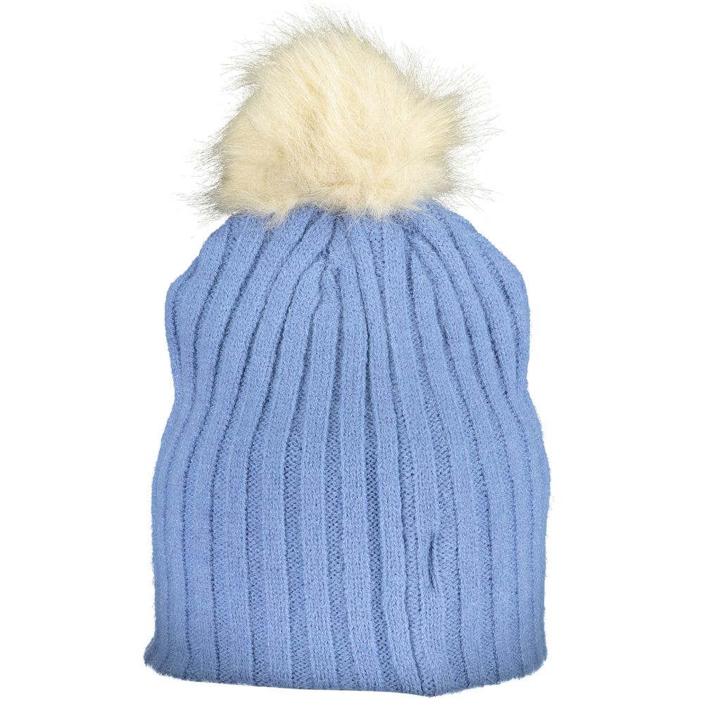 Chapeau femme en acrylique bleu clair, Norvège 1963