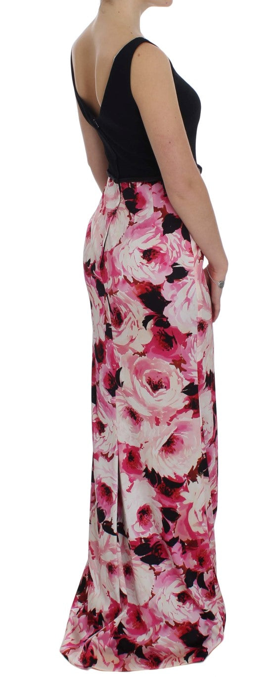 Robe longue fourreau florale élégante Dolce & Gabbana