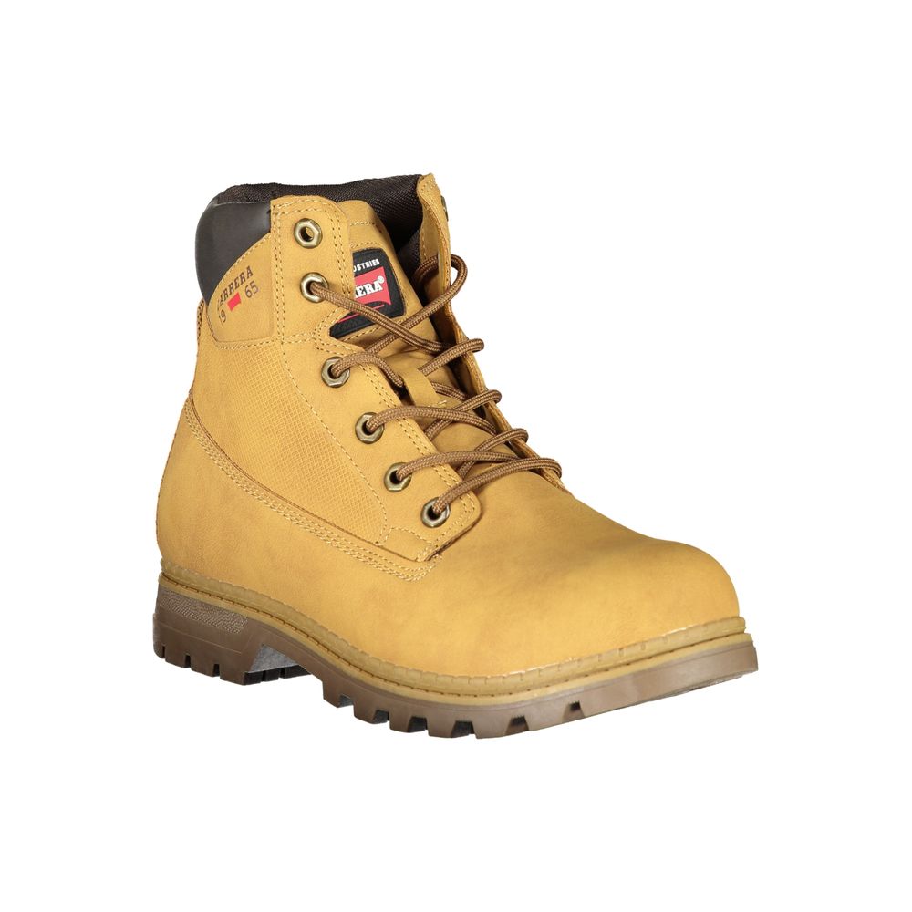 Bottes à lacets jaune vif Carrera avec logo