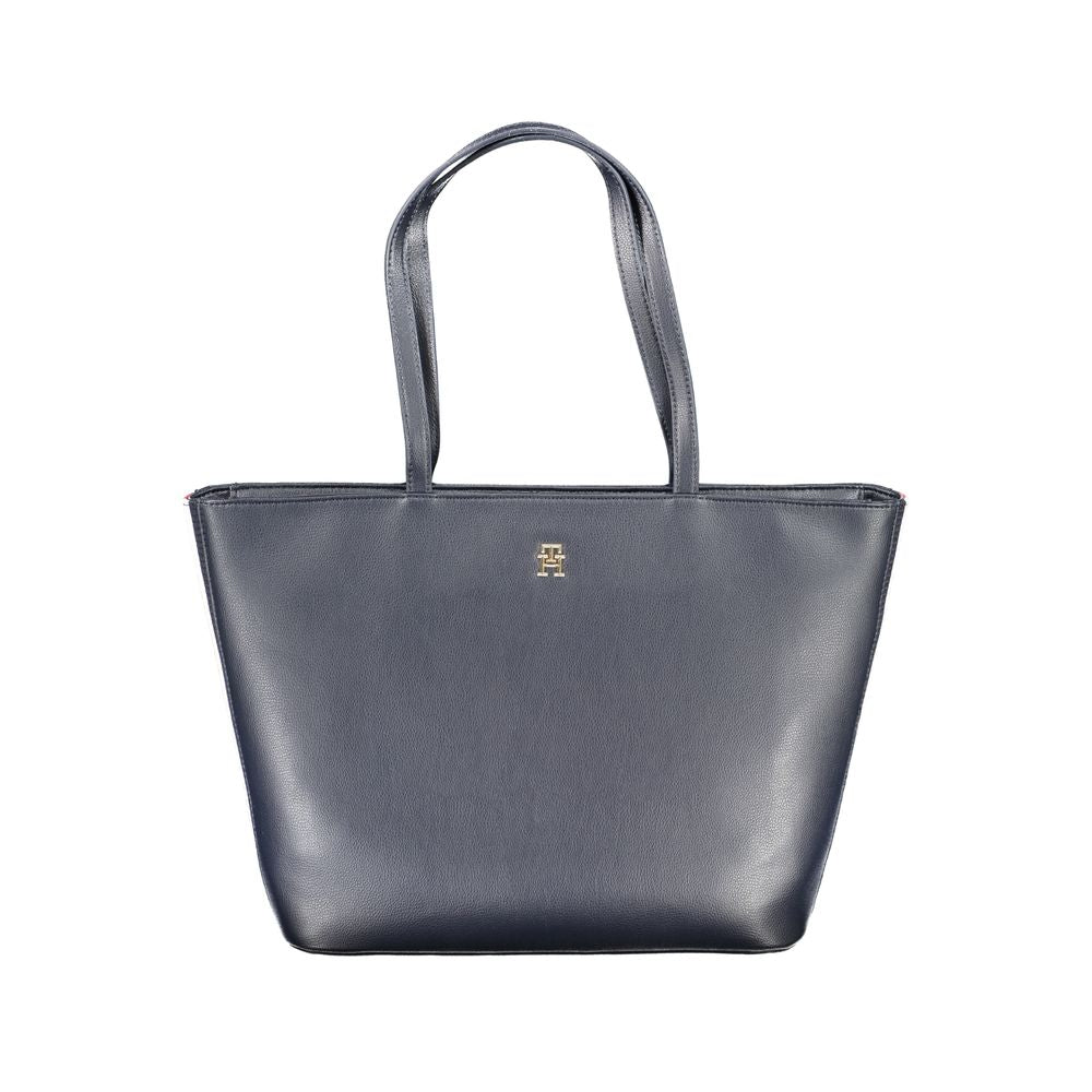 Sac à main Tommy Hilfiger en polyester bleu