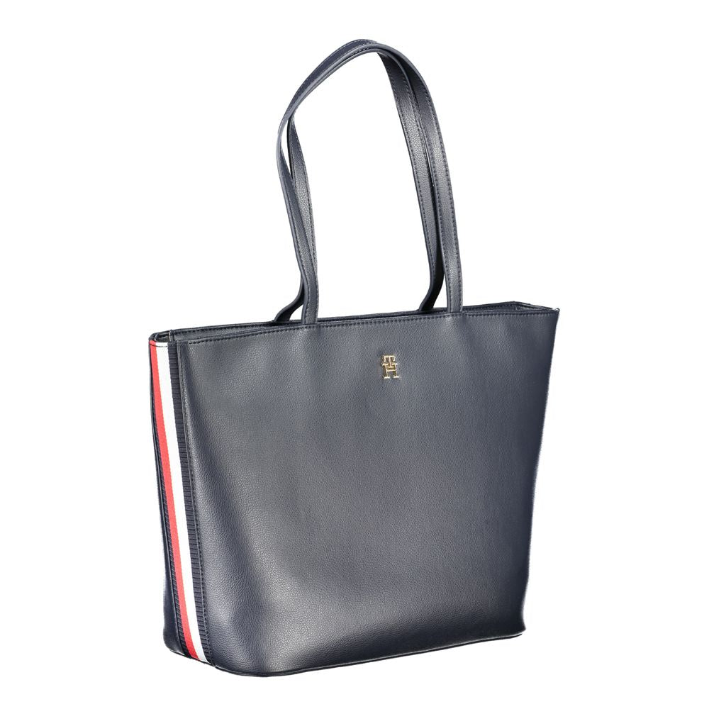 Sac à main Tommy Hilfiger en polyester bleu