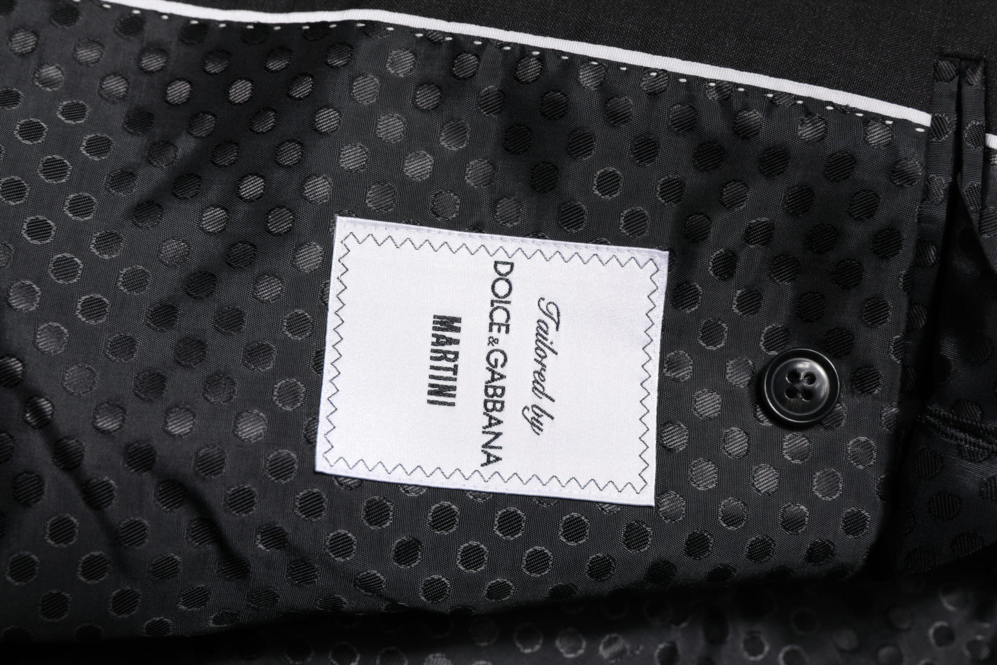 Veste simple boutonnage MARTINI gris foncé Dolce & Gabbana