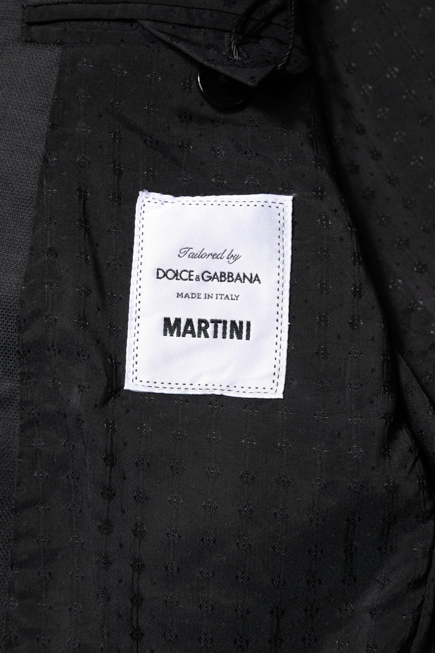 Costume 2 pièces gris foncé MARTINI à boutonnage simple Dolce & Gabbana