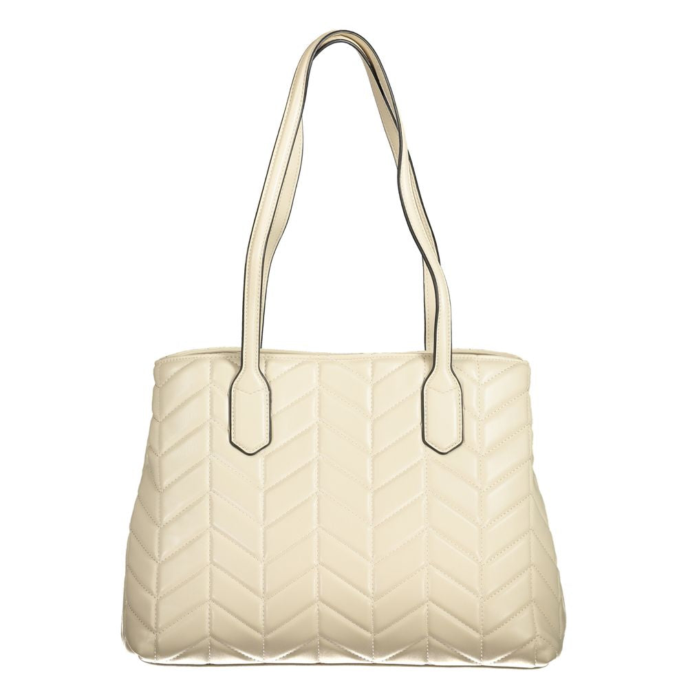 Mario Valentino Beige Polyethylene Women Handbag by Mario Valentino