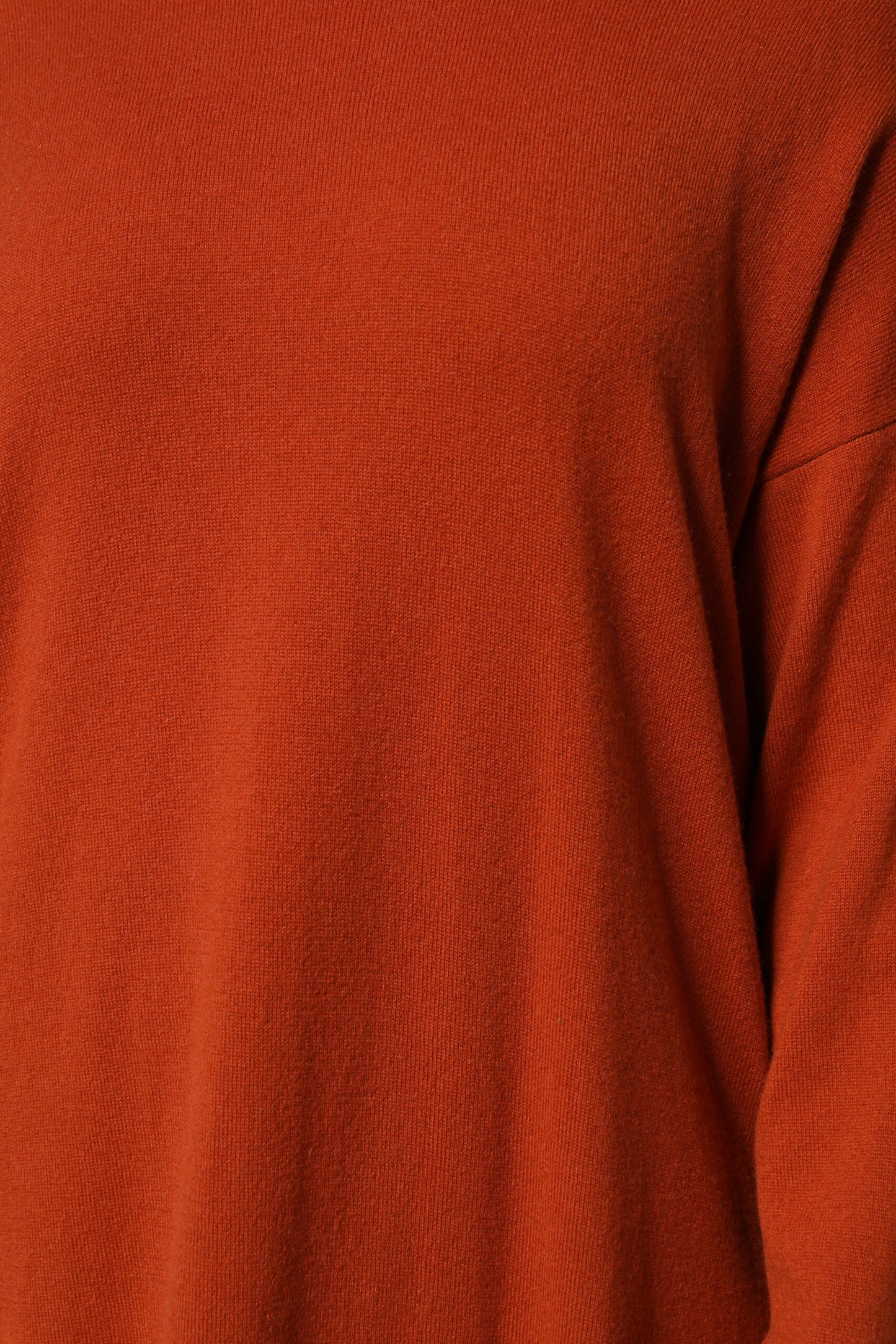 Alpha Studio Dark Orange Long Sleeves Turtleneck Sweater by Alpha Studio