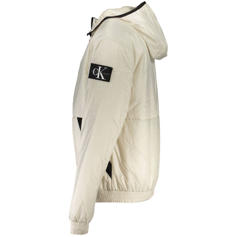 Veste à capuche beige élégante Calvin Klein – Vêtements d'extérieur intemporels
