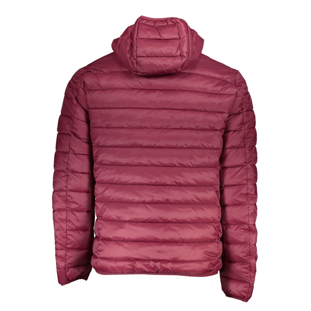 Veste à capuche rose chic avec appliqué unique, Norvège 1963