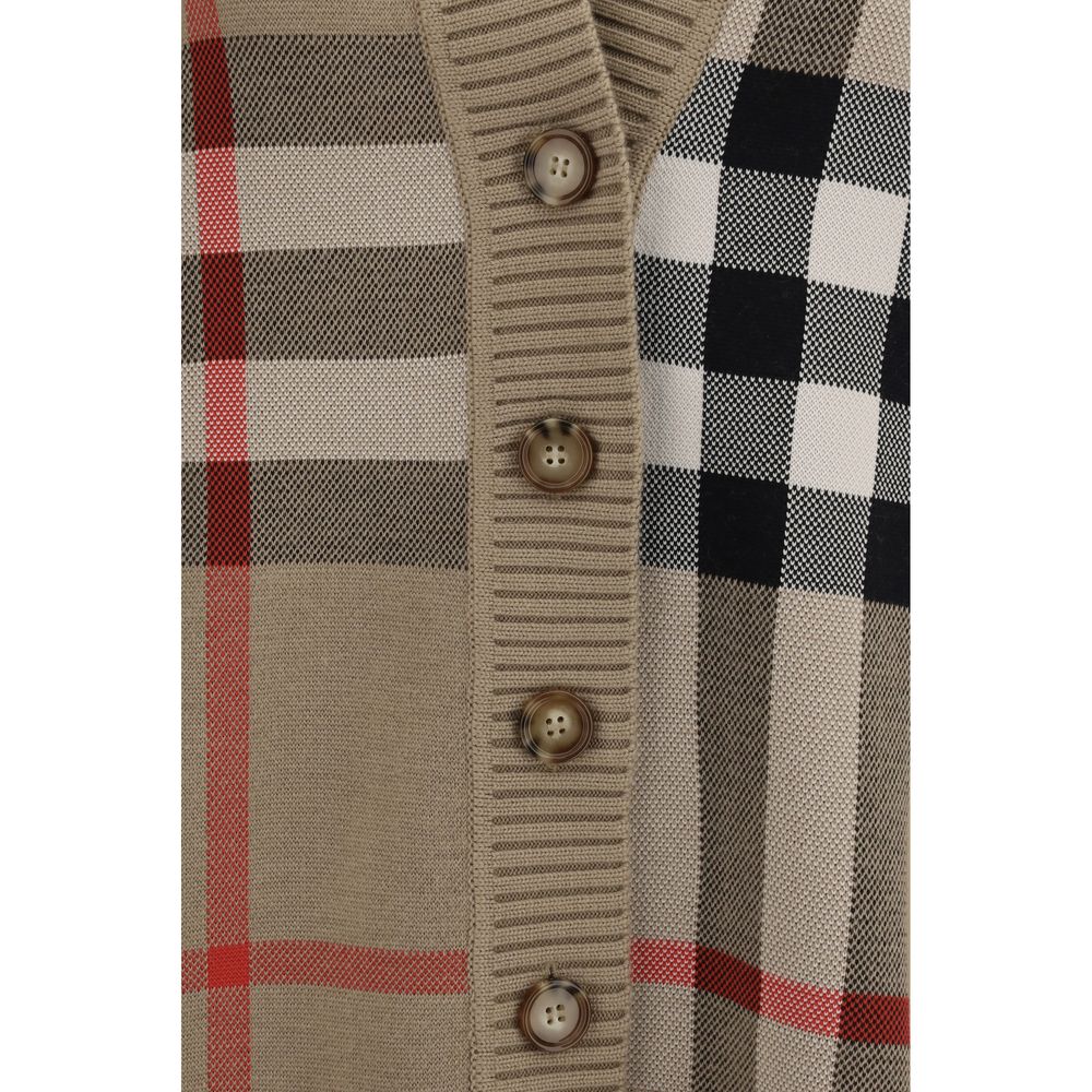 Pull en laine à carreaux Burberry Archive