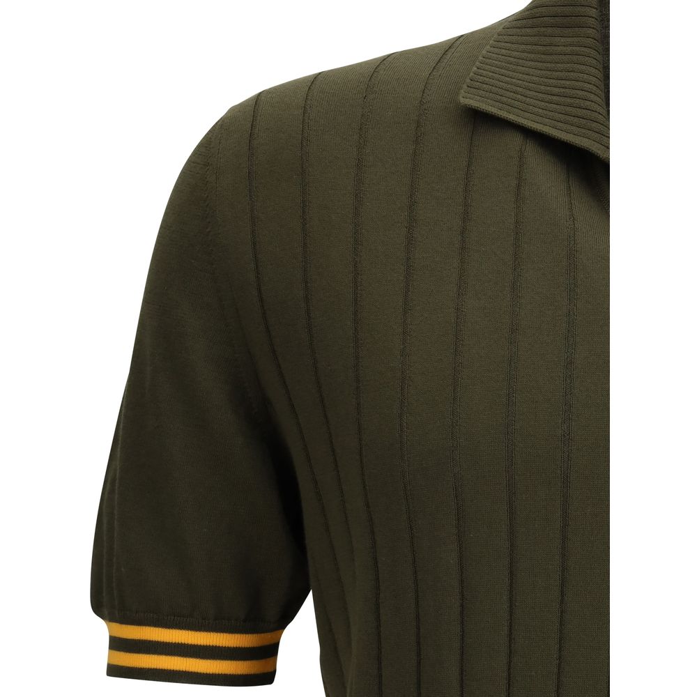 Polo côtelé Kiton