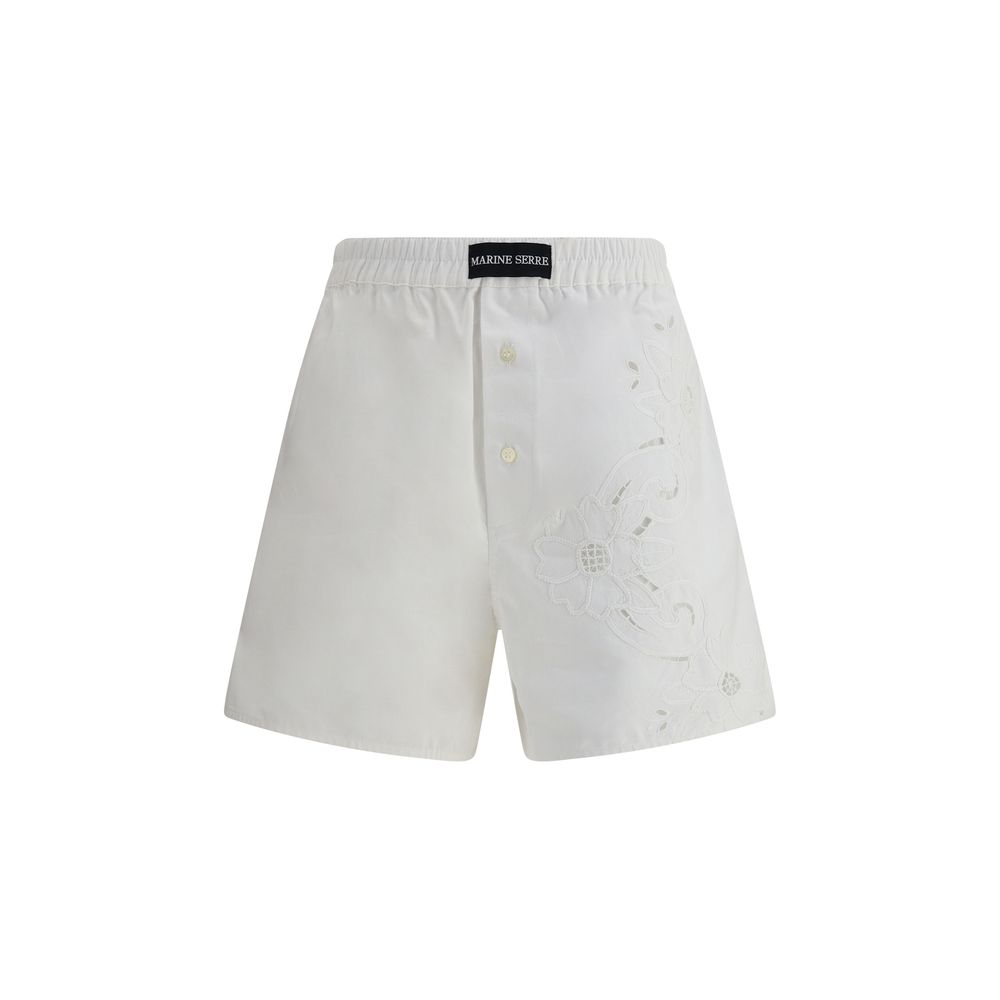 Short en lin Marine Serre