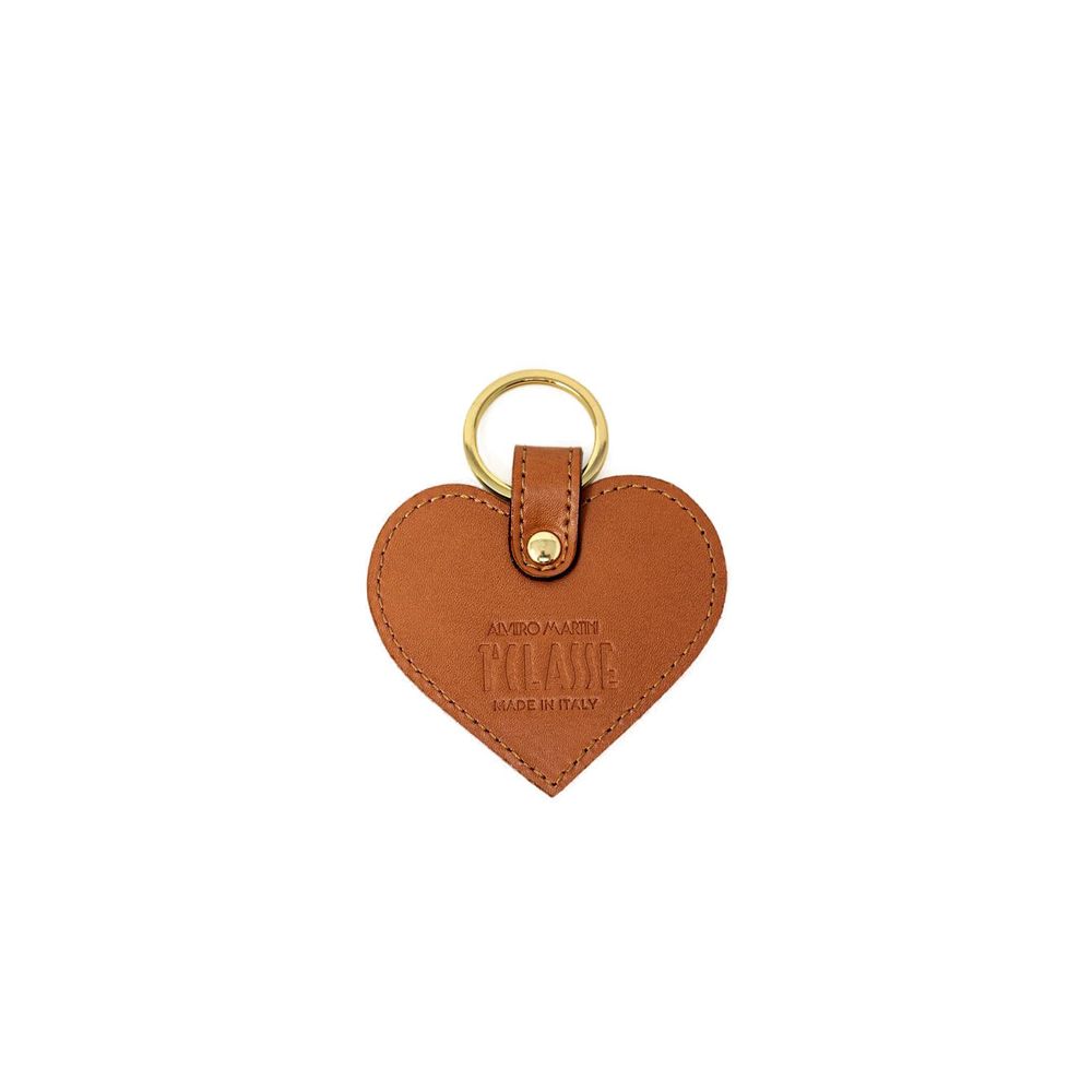 Alviero Martini Prima Classe Porte-clés en cuir beige