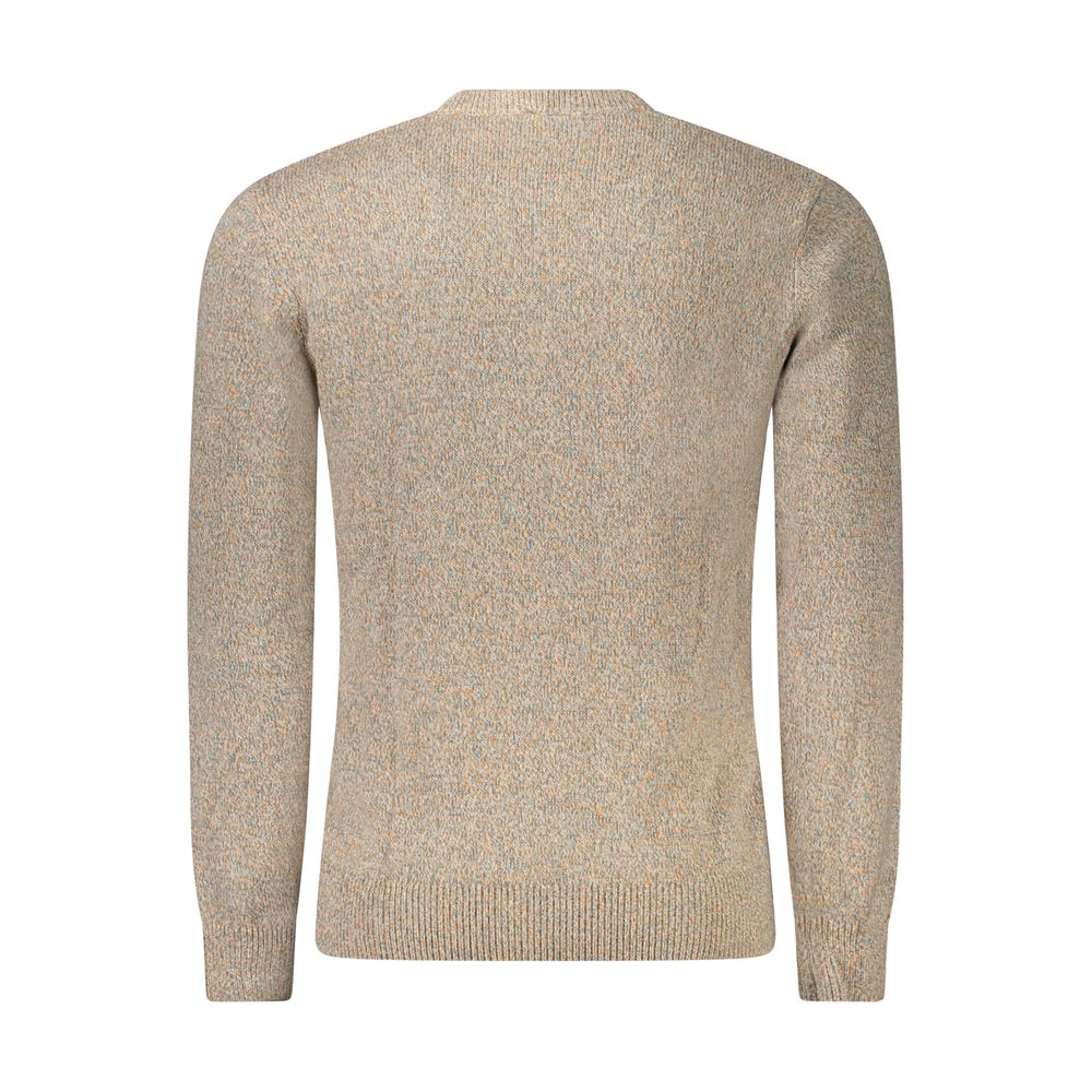 Guess Jeans Beige Cotton Men Sweater by Guess Jeans