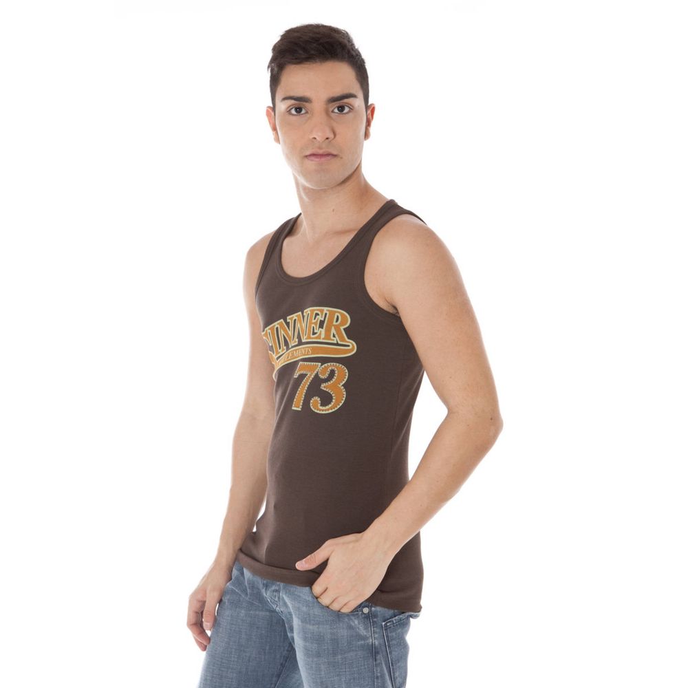 Zuelements Brown Cotton T-Shirt by Zuelements